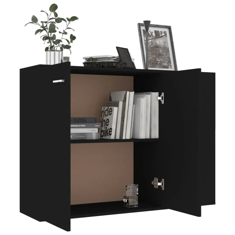 Skænk 105X30X75 Cm Indbygget Træ Graa