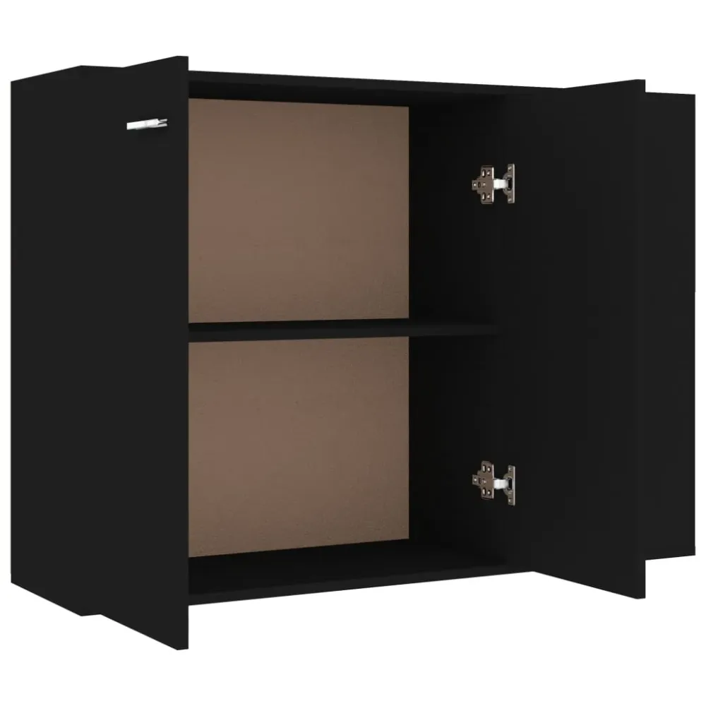 Skænk 105X30X75 Cm Indbygget Træ Graa