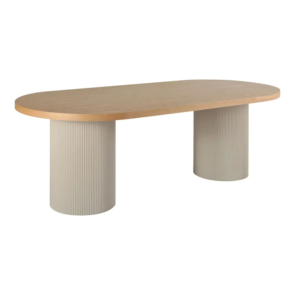 Solva Spisebord - Spisebord, Ask, Natur/Sand 100X220X75 Cm