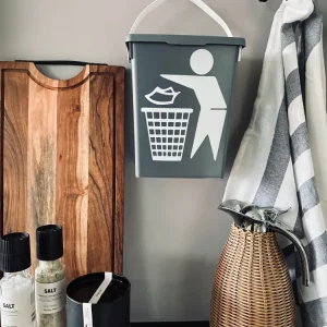 BIO Spand med låg - Grå