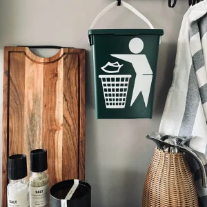 BIO Spand med låg - Grøn