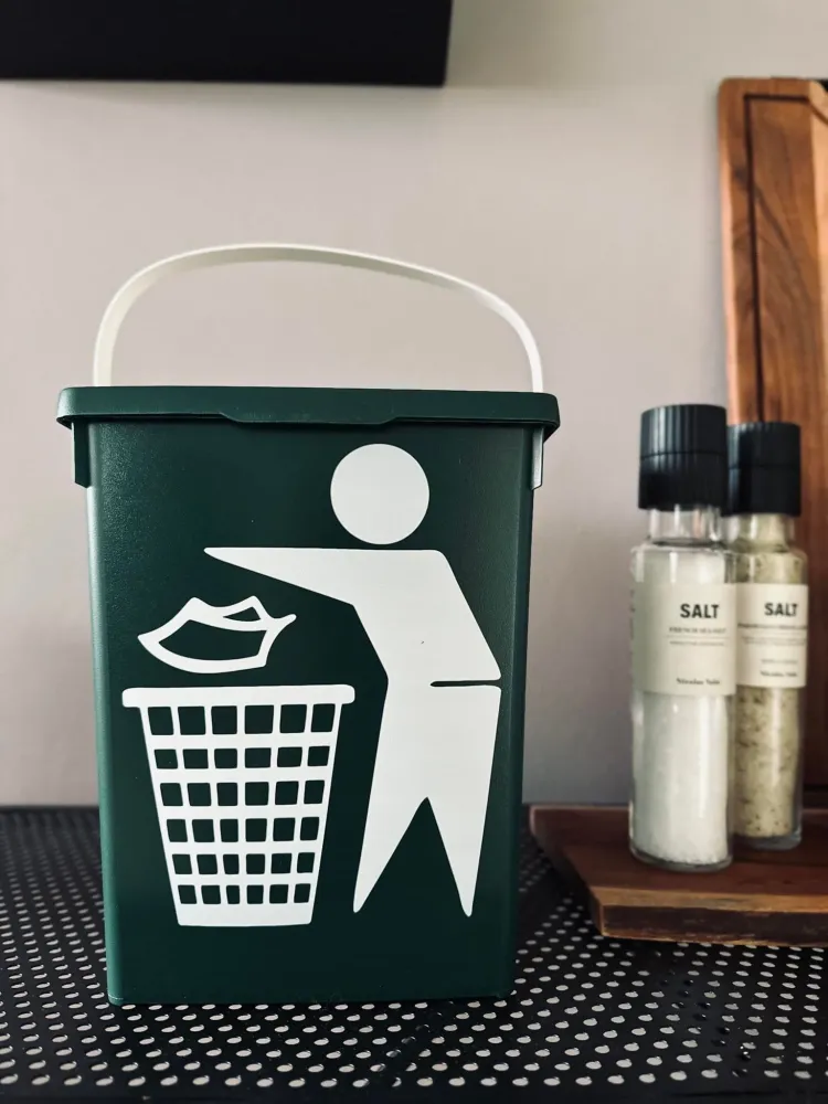 BIO Spand med låg - Grøn
