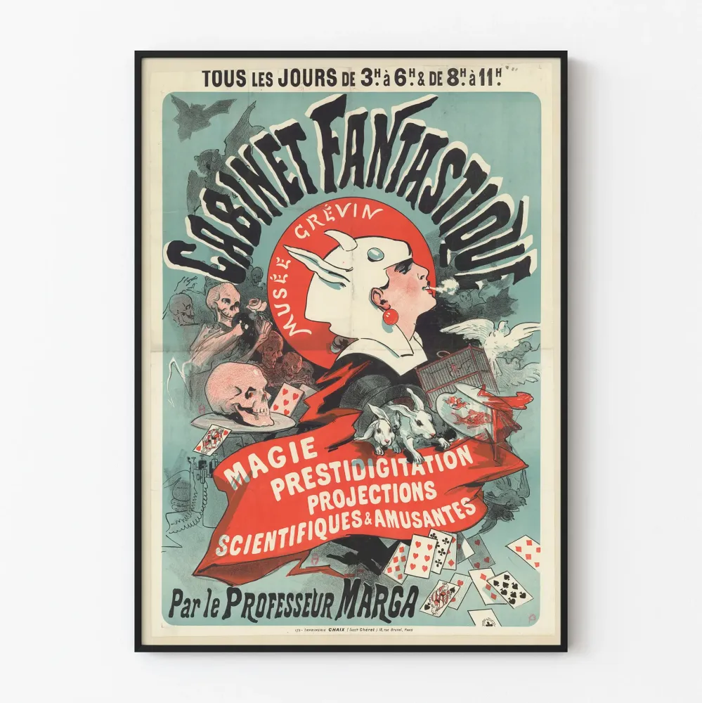 Plakat Cabinet Fantastique Grévin Museum