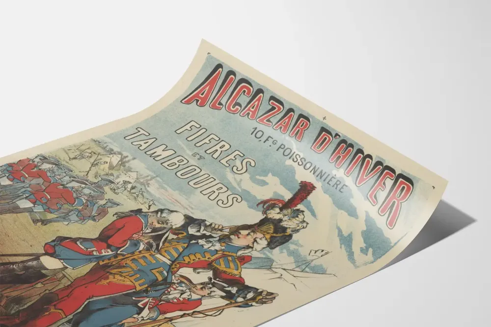 Vintage plakat af Alcazar d'Hiver Fifres et Tambours