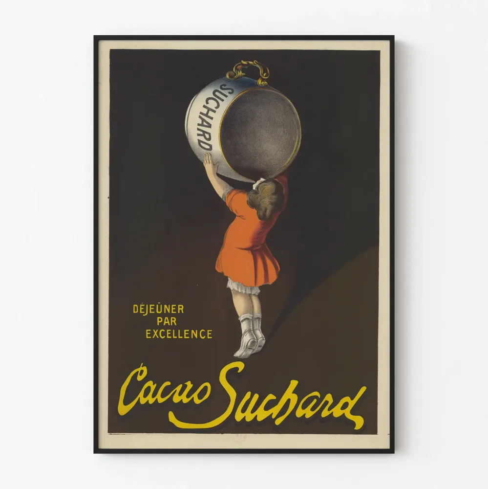 Vintage plakat Cacao Suchard Déjeuner par excellence