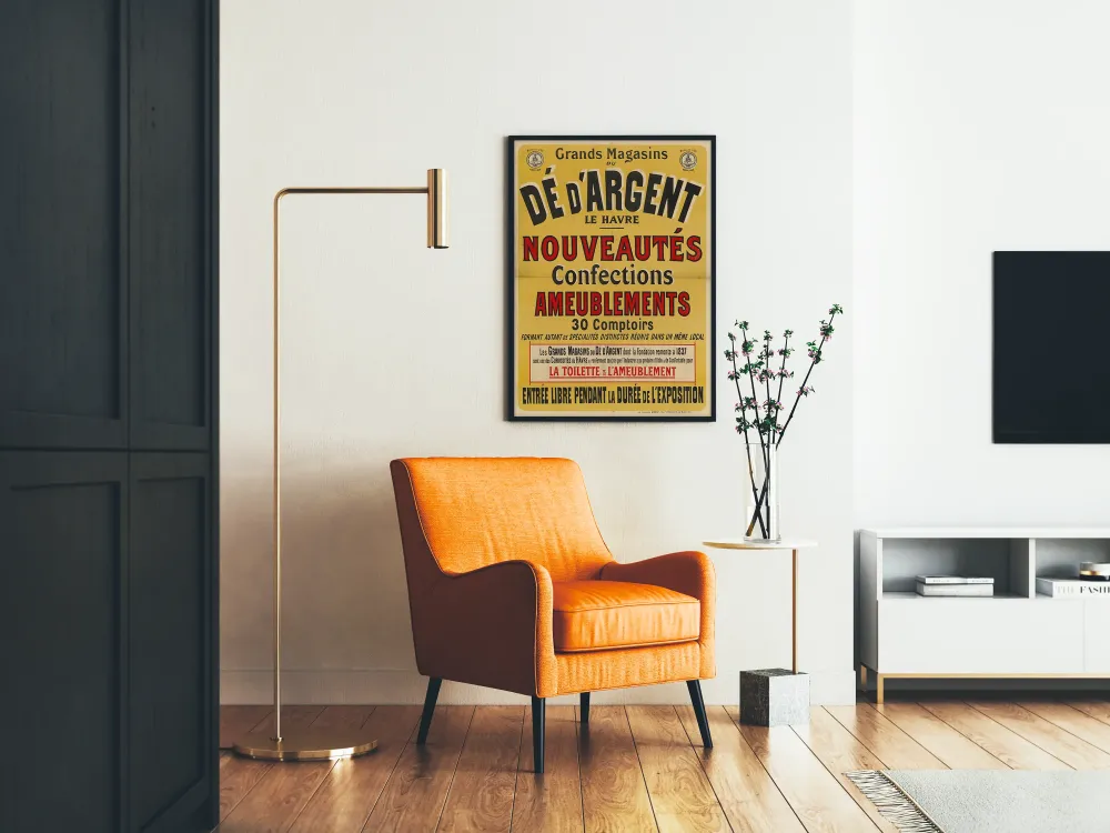 Vintage plakat af Grands Magasins du Dé d'Argent Le Havre