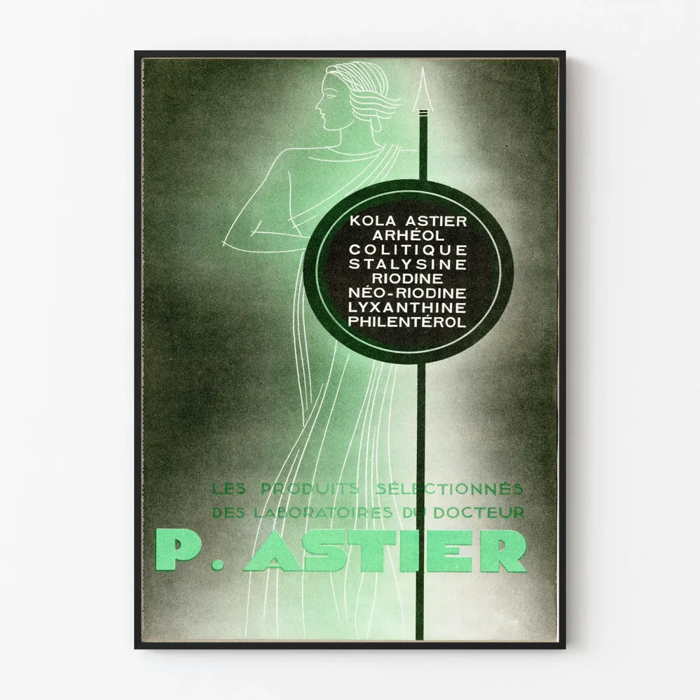 Vintage plakat Laboratoires du Docteur P. Astier