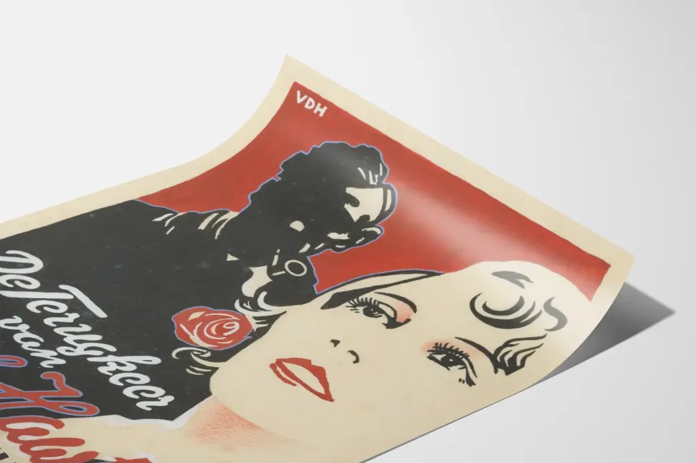 Vintage plakat af De Terugkeer van Ralph Hawton - art déco stil