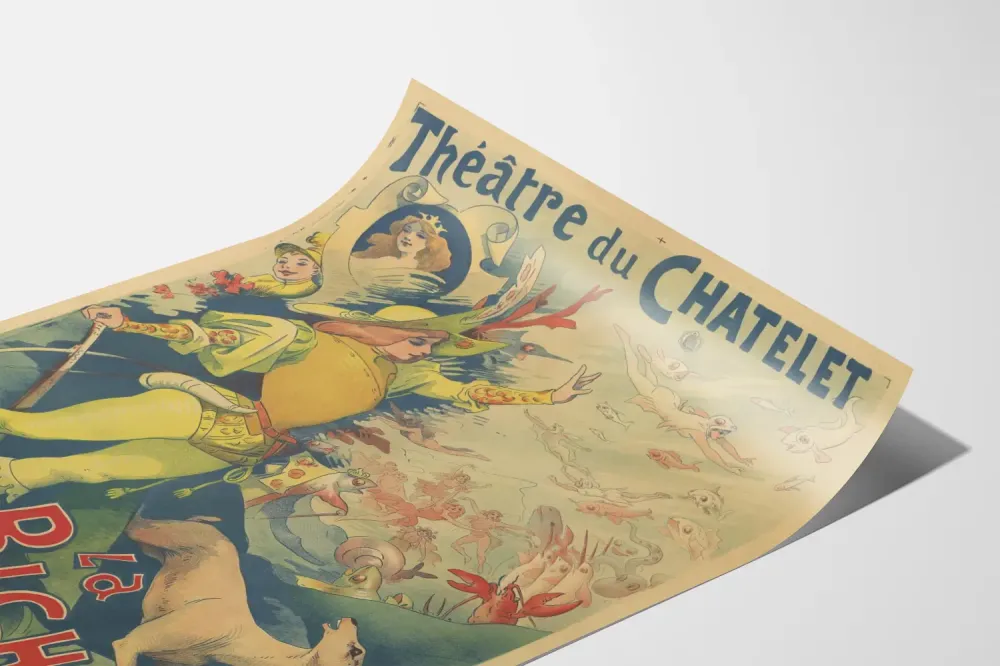 Vintage plakat af Théâtre du Châtelet La Biche aux Bois