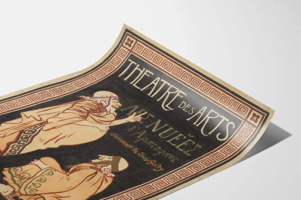Vintage plakat Théâtre des Arts - Les Nuées