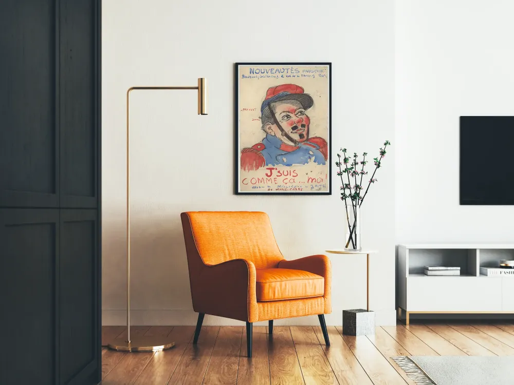 Vintage teaterplakat J'suis Comme Ç Moi af J. Prevost