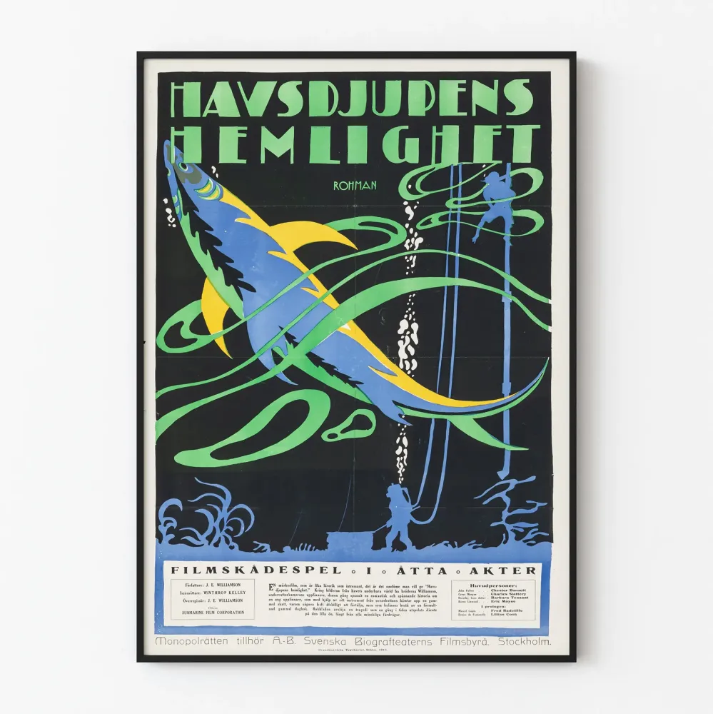 Vintage vægdekoration plakat « Submarine Eye »