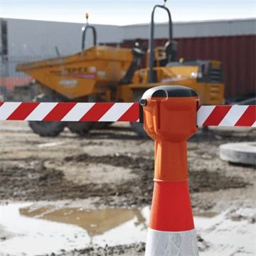 SKIPPER Afspærringspakke – 1 punkt (1 x 9 m rød/hvid bånd)