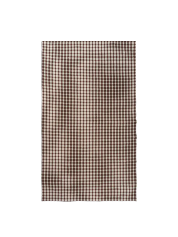 Bothy Check Tablecloth - Cinnamon/Grey Green