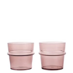 Boya Low Glasses - Set 2 - Mauve