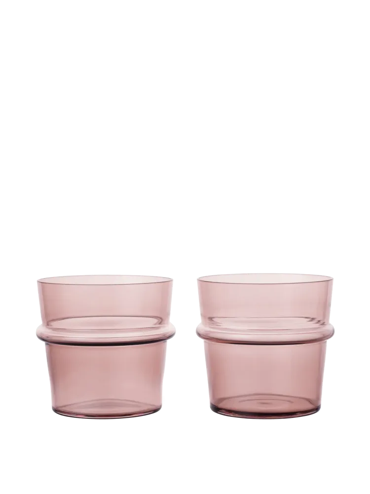 Boya Low Glasses - Set 2 - Mauve