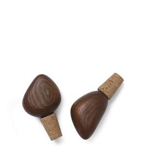Cairn Wine Stoppers - Set 2 - Dark Brown