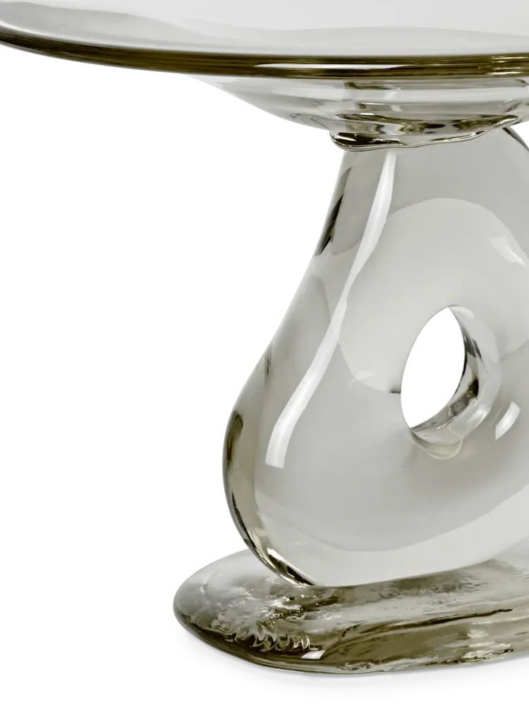 Damo Glass Centrepiece - Large - Clear