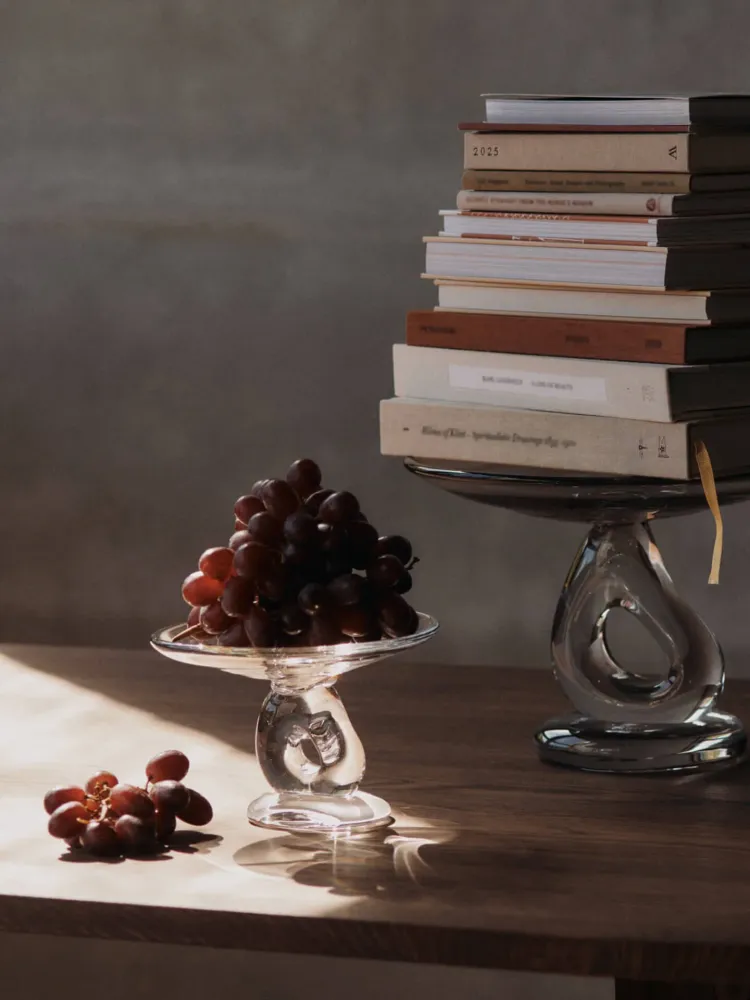 Damo Glass Centrepiece - Small - Clear