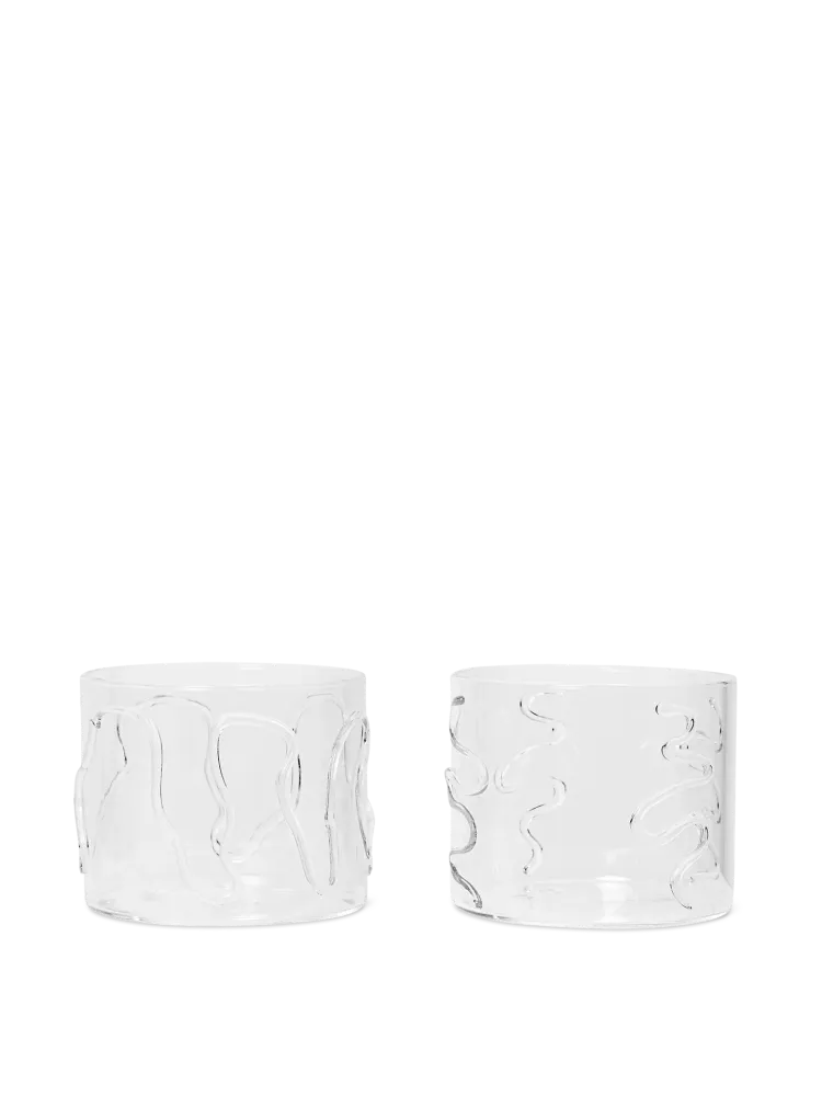 Doodle Glasses - Set 2 - Low - Clear