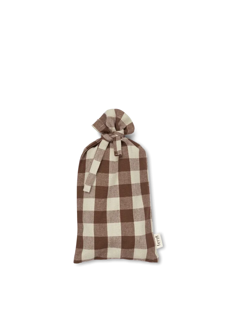 Bothy Check Napkins - Set 4 - Cinnamon/Grey Green Ferm Living - DK