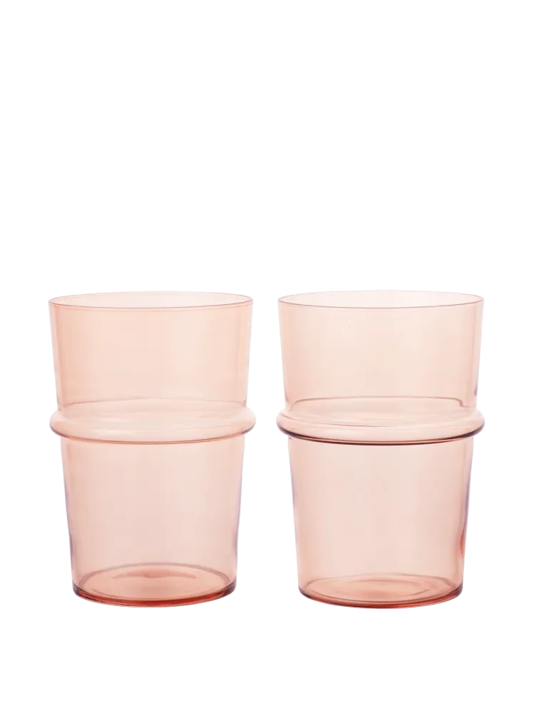 Boya Tall Glasses - Set 2 - Blush Ferm Living - DK