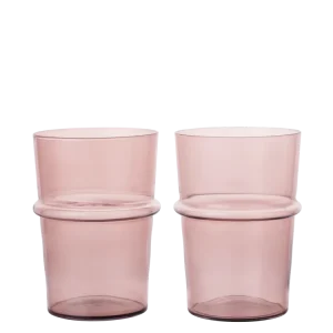 Boya Tall Glasses - Set 2 - Mauve Ferm Living - DK