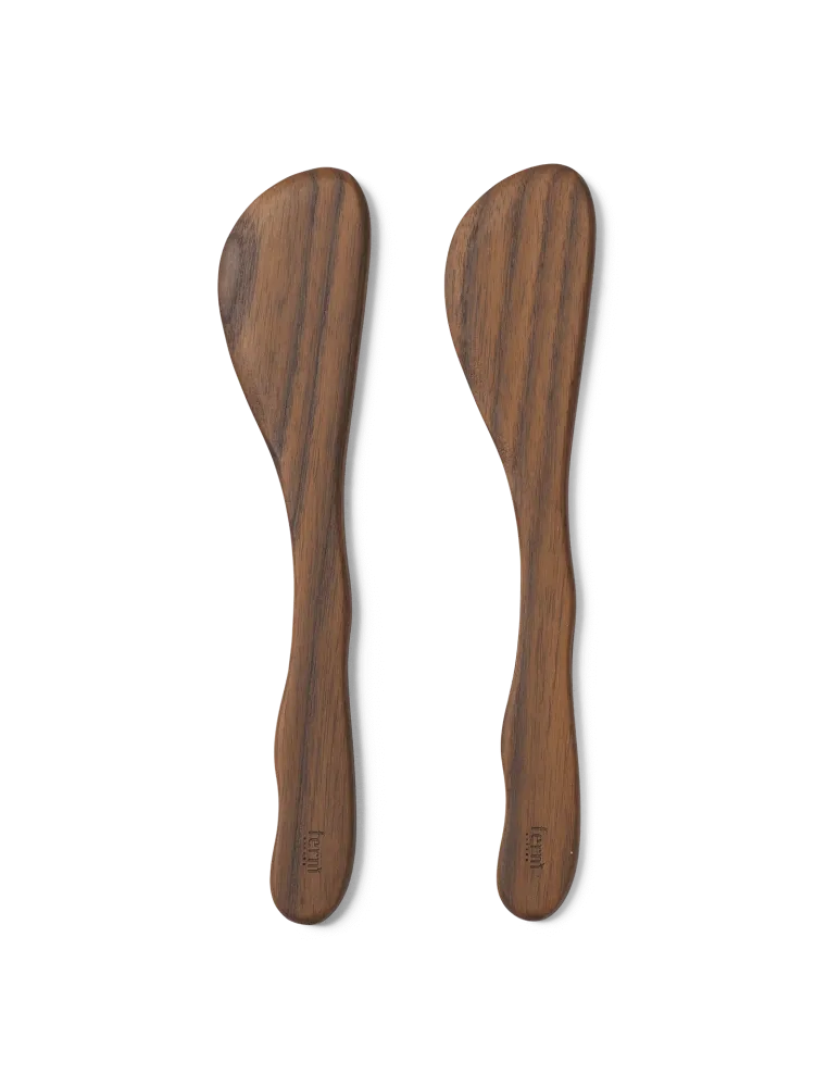 Cairn Butter Knives - Set 2 - Dark Brown Ferm Living - DK