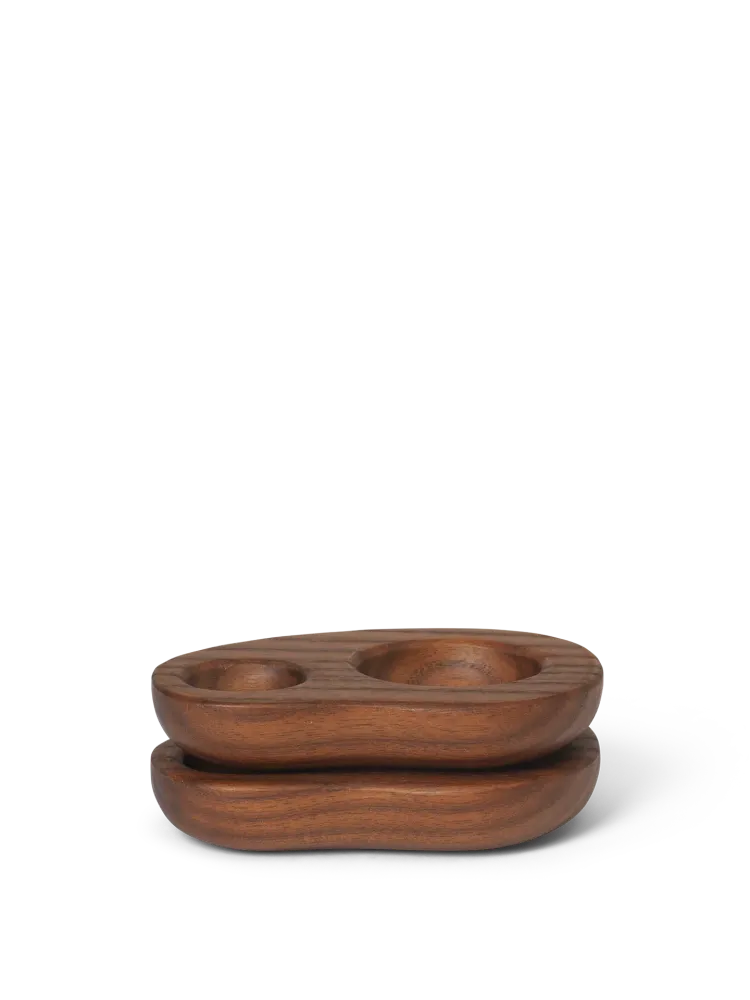 Cairn Egg Holder - Set 2 - Dark Brown Ferm Living - DK