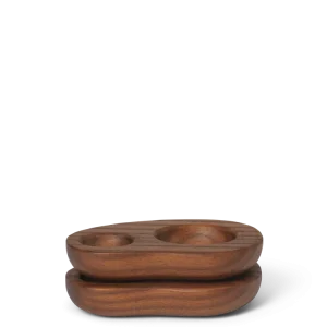 Cairn Egg Holder - Set 2 - Dark Brown Ferm Living - DK