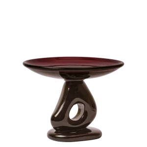 Damo Glass Centrepiece - Large - Dark Grape Ferm Living - DK