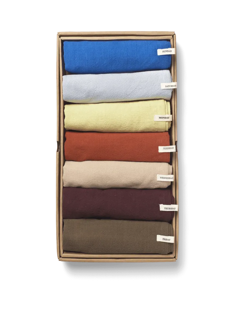 Day Tea Towel - Set 7 - Bold Ferm Living - DK