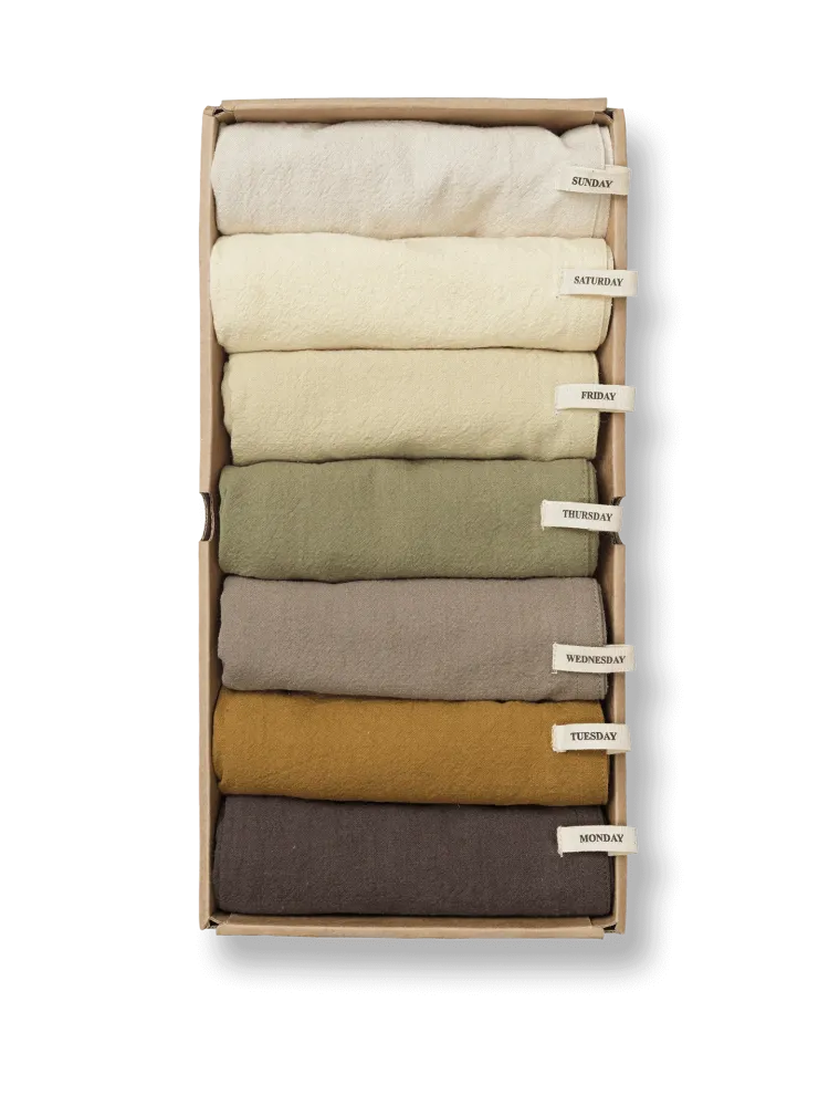 Day Tea Towel - Set 7 - Calm Ferm Living - DK