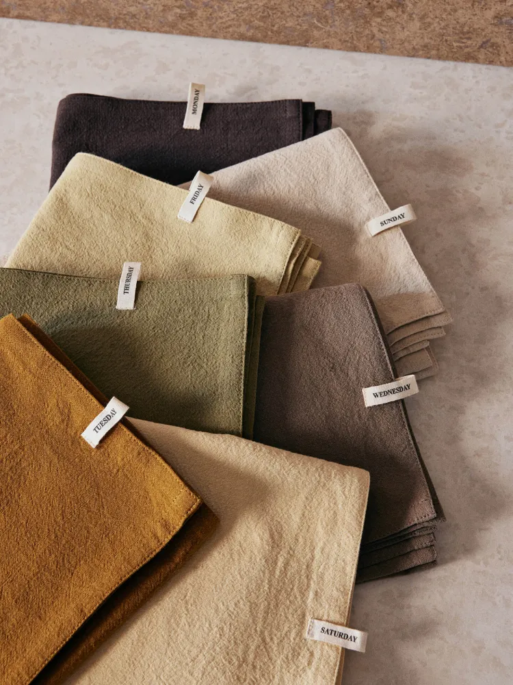 Day Tea Towel - Set 7 - Calm Ferm Living - DK