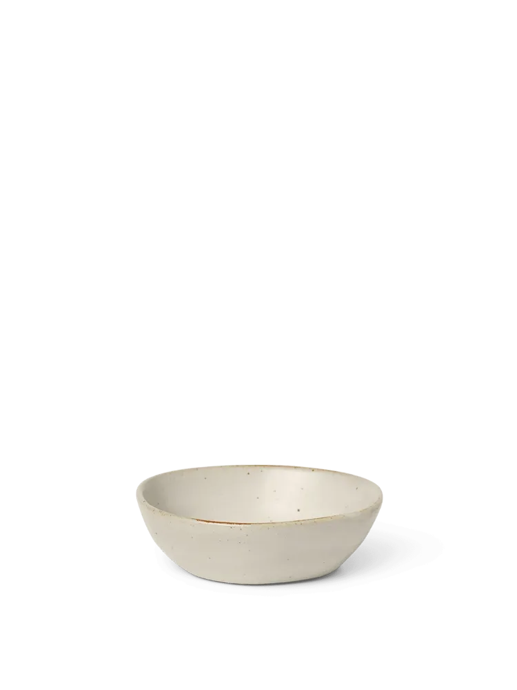 Flow Bowl - Small - Off-White Speckle Ferm Living - DK