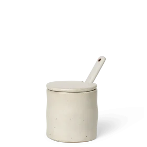 Flow Jar Spoon - Off-White Speckle Ferm Living - DK