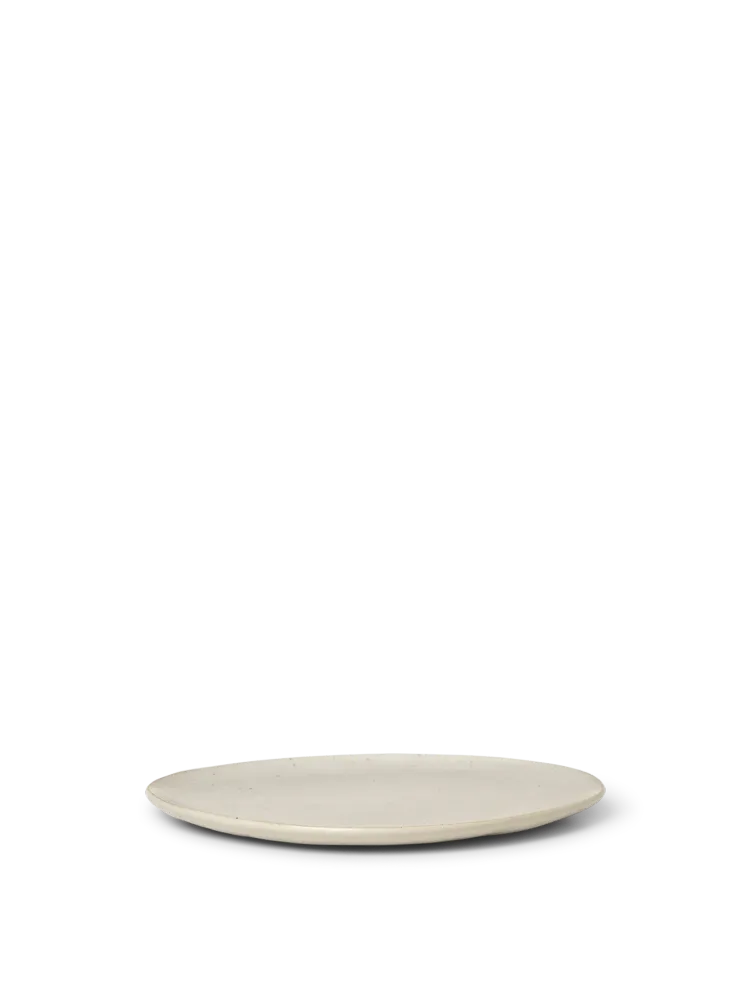 Flow Plate - Medium - Off-White Speckle Ferm Living - DK