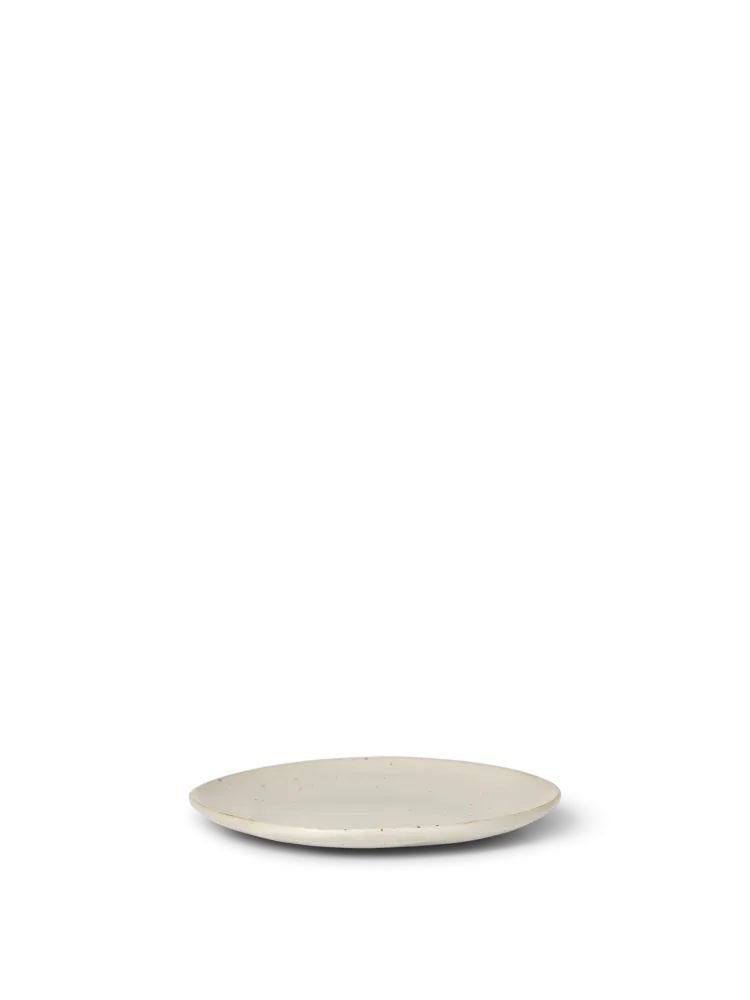 Flow Plate - Small - Off-White Speckle Ferm Living - DK