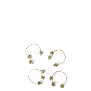 Forest Napkin Rings - Set 4 - Brass Ferm Living - DK