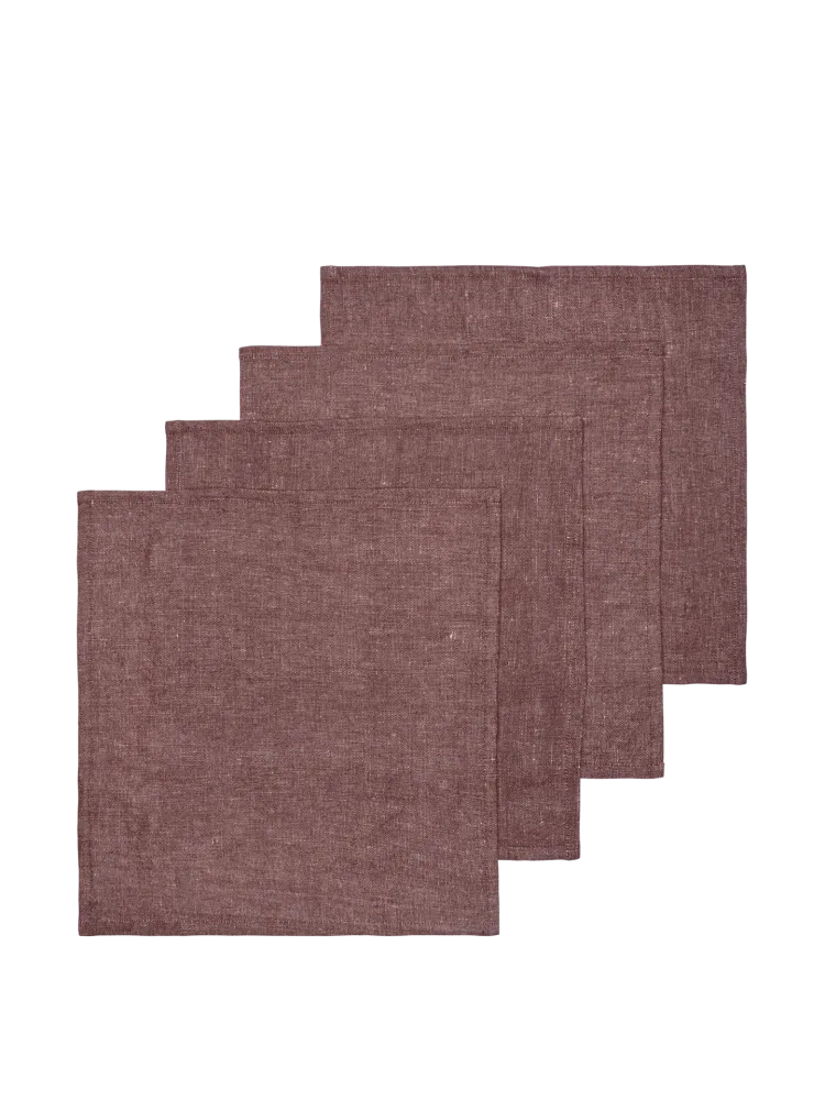 Hale Napkins - Set 4 - Chestnut Ferm Living - DK