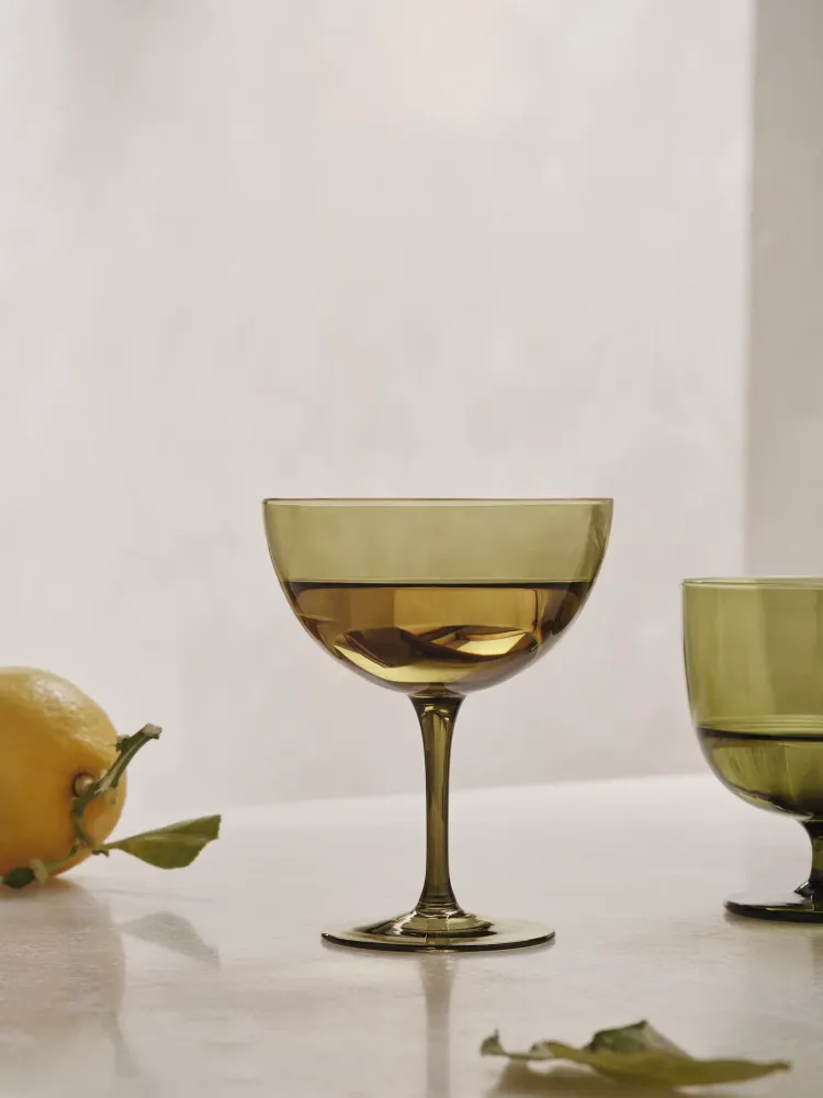 Host Cocktail Glasses - Set 2 - Moss Green Ferm Living - DK