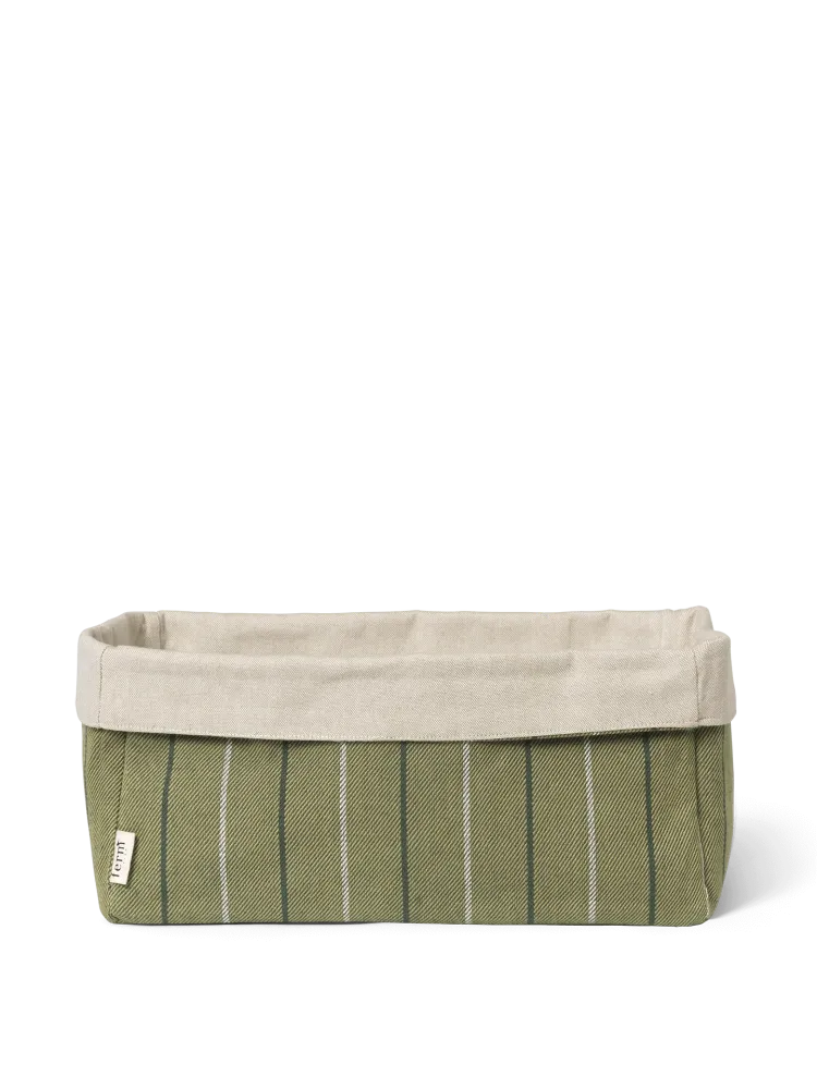 Ito Kitchen Basket - Rectangular - Natural/Seaweed Ferm Living - DK