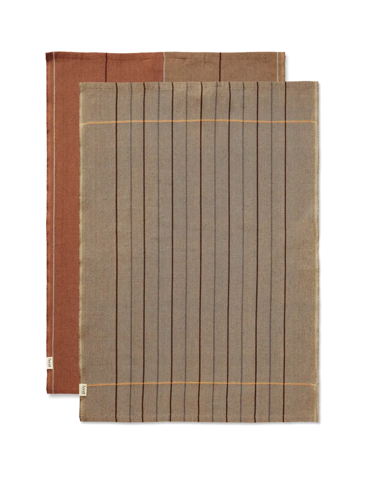 Ito Tea Towel - Set 2 - Hazel/Oat Ferm Living - DK