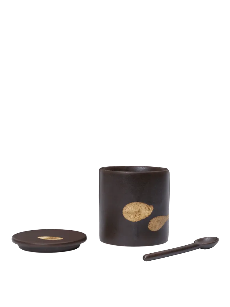 Koyo Jar Spoon - Dark Brown/Buff Ferm Living - DK