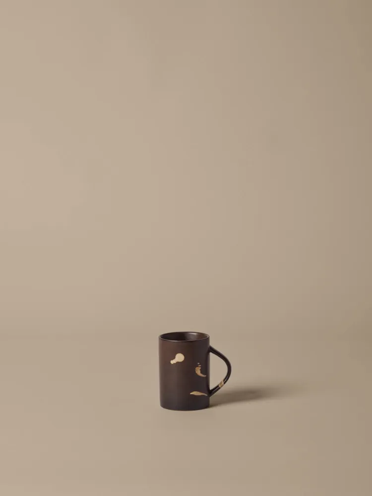 Koyo Mug - Dark Brown/Buff Ferm Living - DK