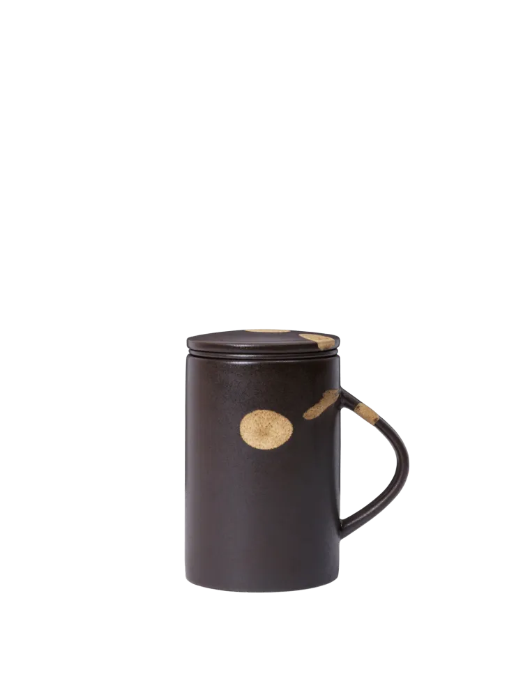Koyo Tea Mug Infuser Set - Dark Brown/Buff Ferm Living - DK