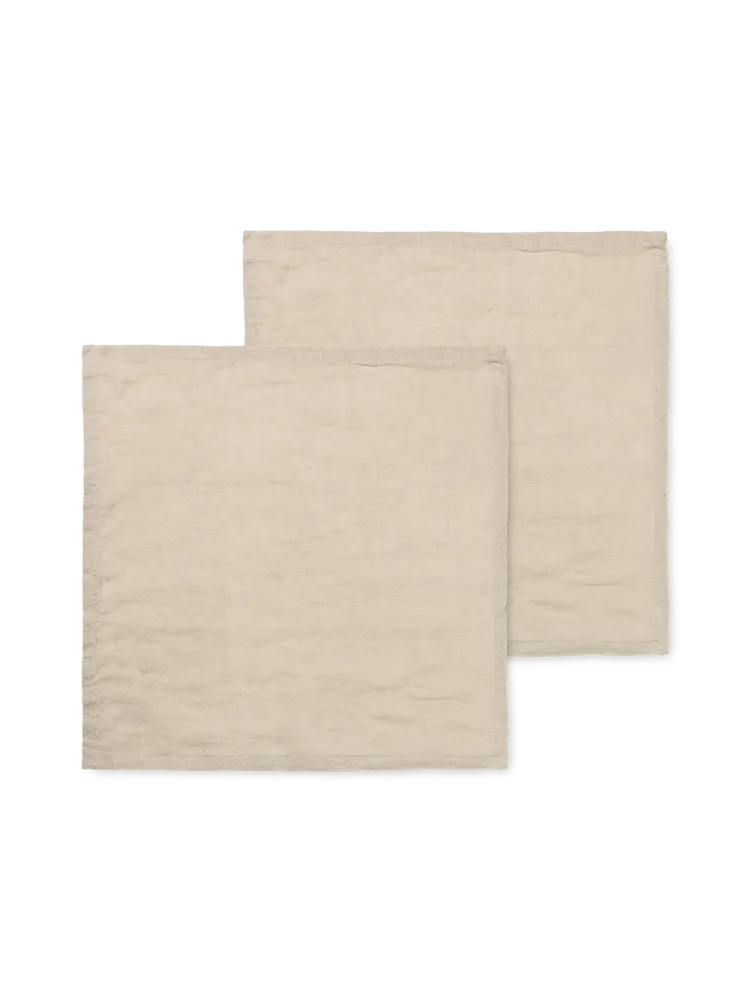 Linen Napkins - Set 2 - Natural Ferm Living - DK