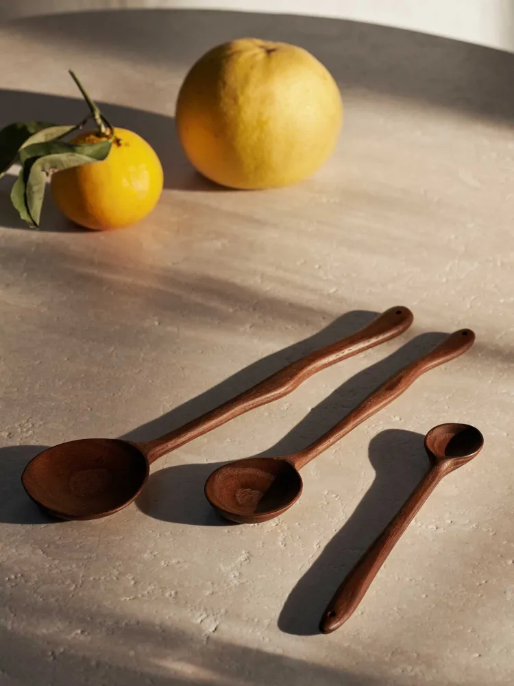 Meander Spoon - Dark Brown 20 Ferm Living - DK
