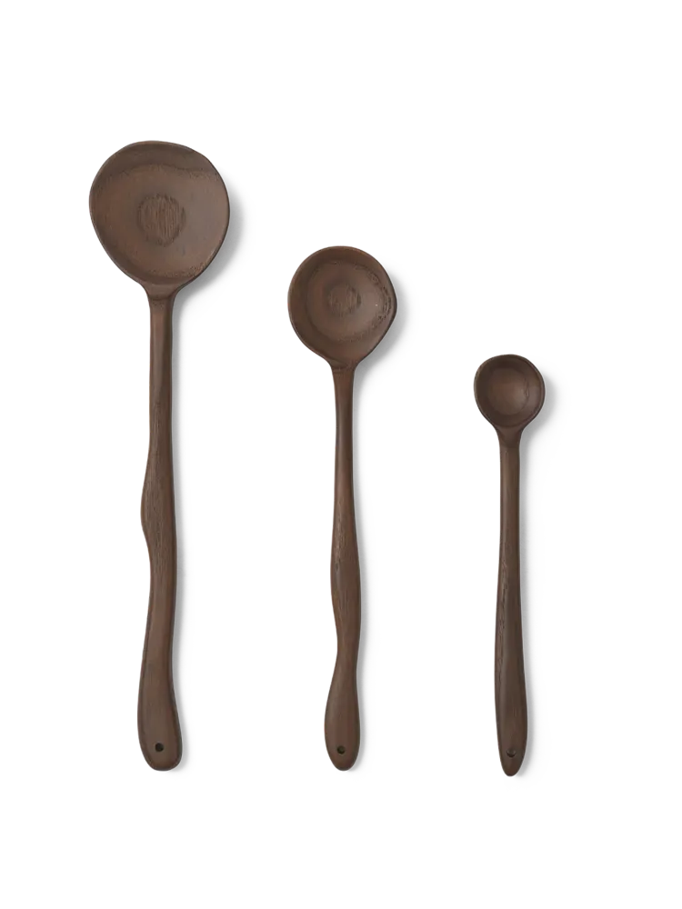 Meander Spoon - Dark Brown 20 Ferm Living - DK