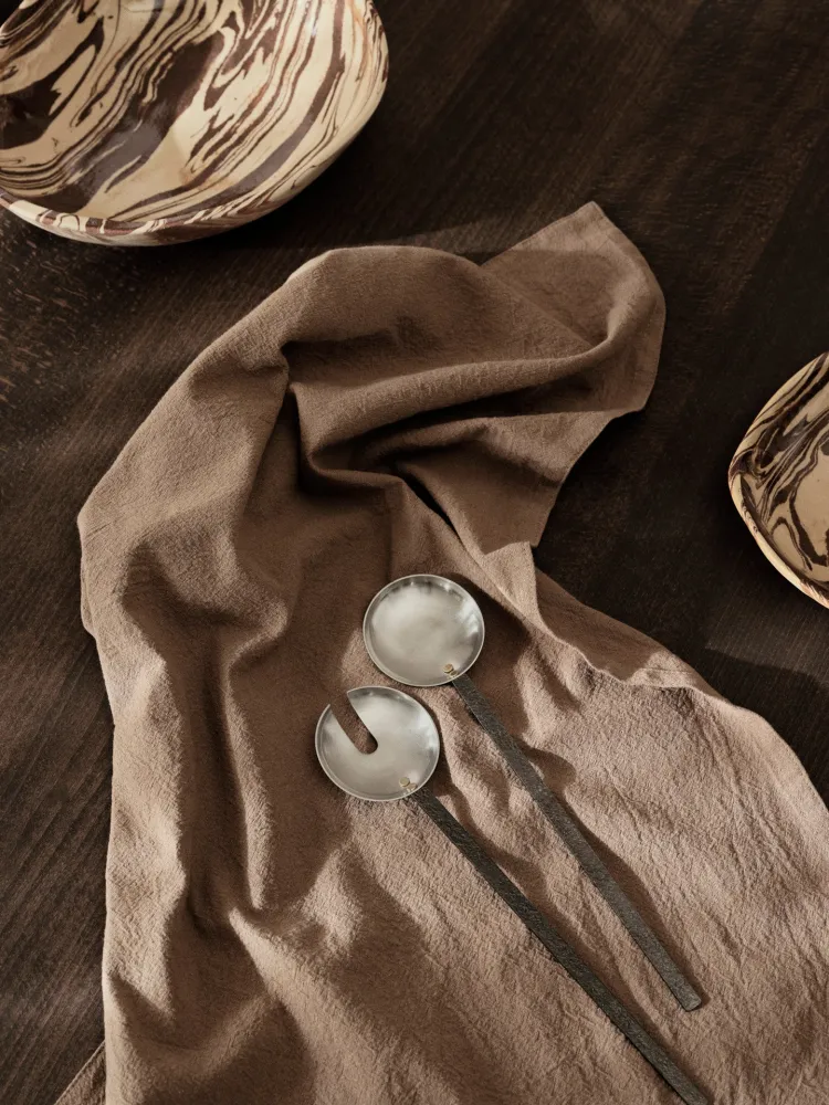 Obra Salad Servers - Stainless Steel Ferm Living - DK